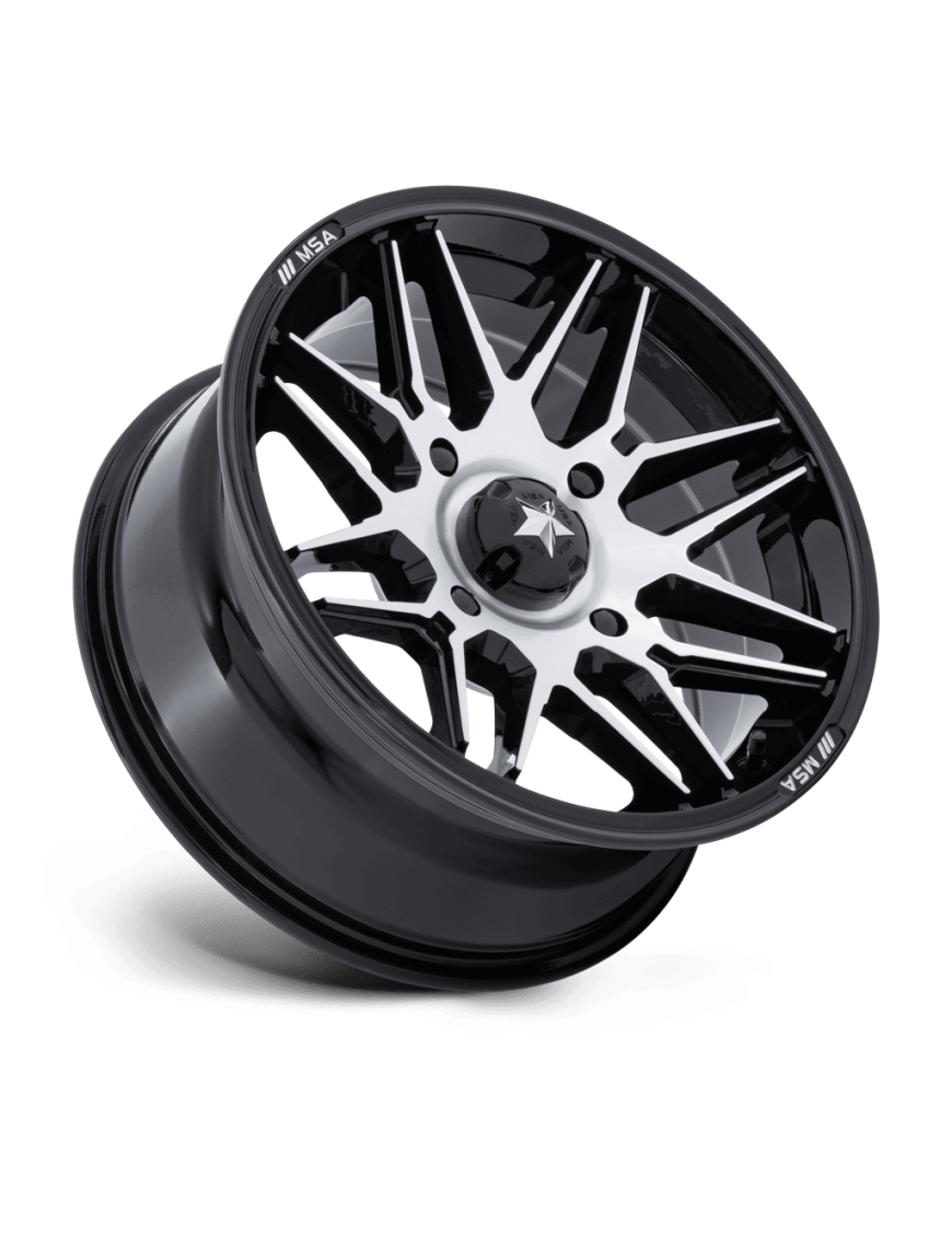 Felga aluminiowa M52 RADAR UTV Gloss Black Machined MSA - ujęcie 2