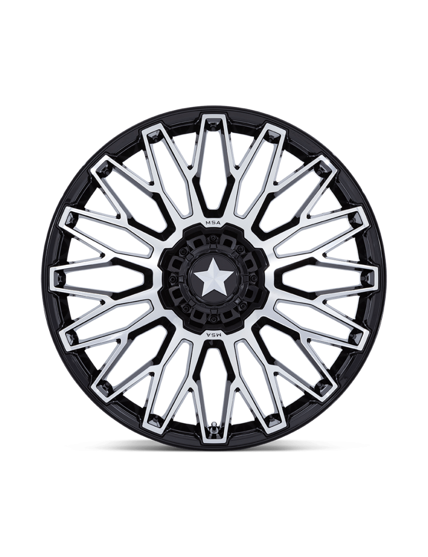 Felga aluminiowa M50 CLUBBER Gloss Black Machined MSA - ujęcie 3