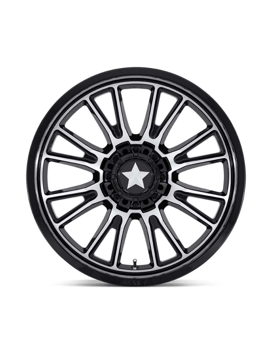 Felga aluminiowa M51 THUNDERLIPS Gloss Black Machined MSA - ujęcie 3