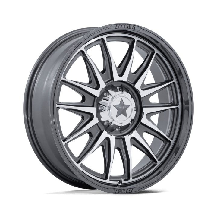 Felga aluminiowa M55 COMMANDER UTV Platinum W/ Machined Face MSA