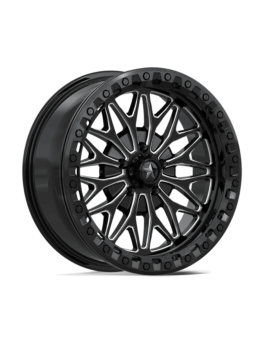 Felga aluminiowa MA53 BOLO UTV BEADLOCK Gloss Black Milled MSA
