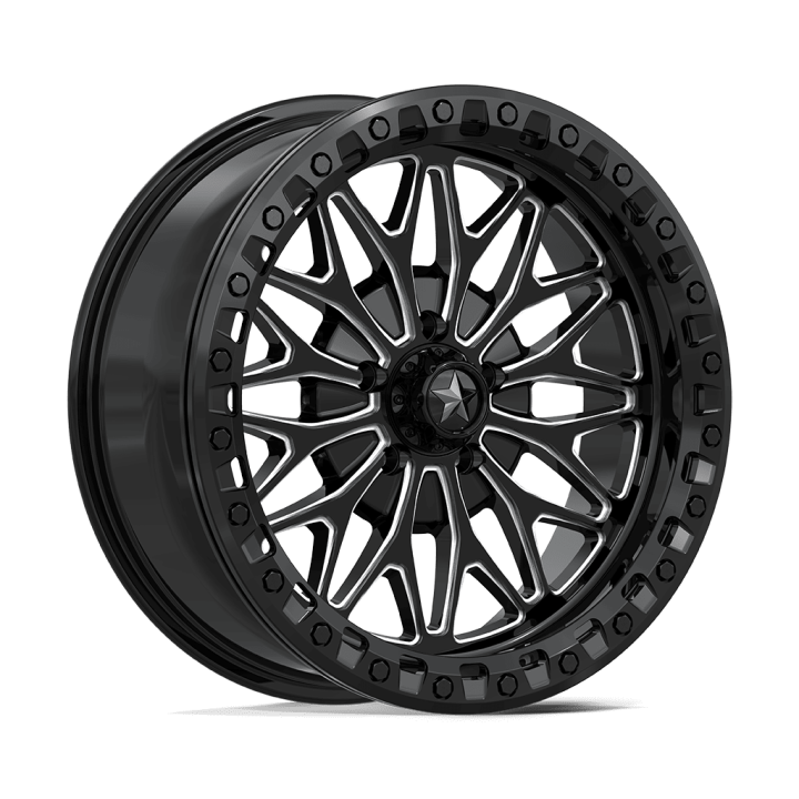 Felga aluminiowa MA53 BOLO UTV BEADLOCK Gloss Black Milled MSA