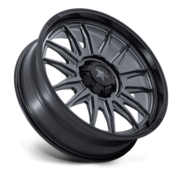 Felga aluminiowa M55 COMMANDER UTV Matte Gunmetal W/ Matte Black Lip MSA - ujęcie 2