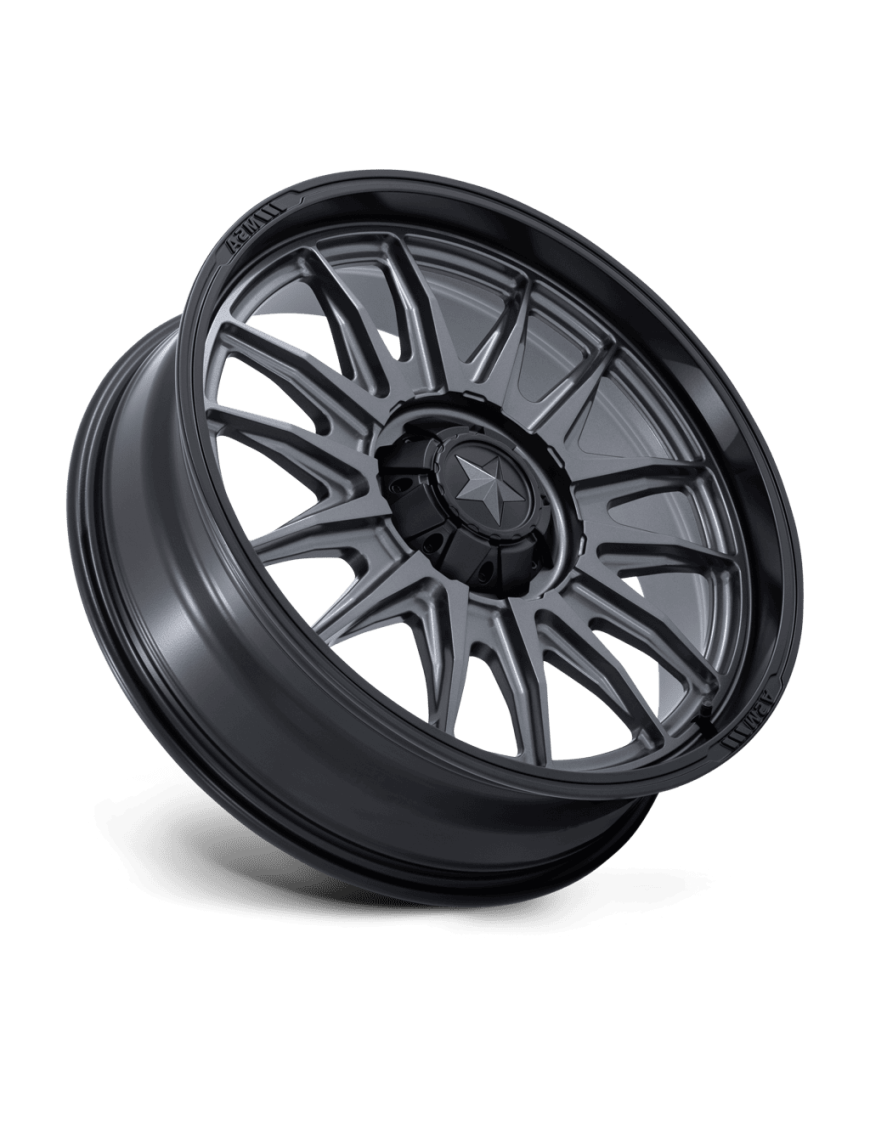 Felga aluminiowa M55 COMMANDER UTV Matte Gunmetal W/ Matte Black Lip MSA - ujęcie 2