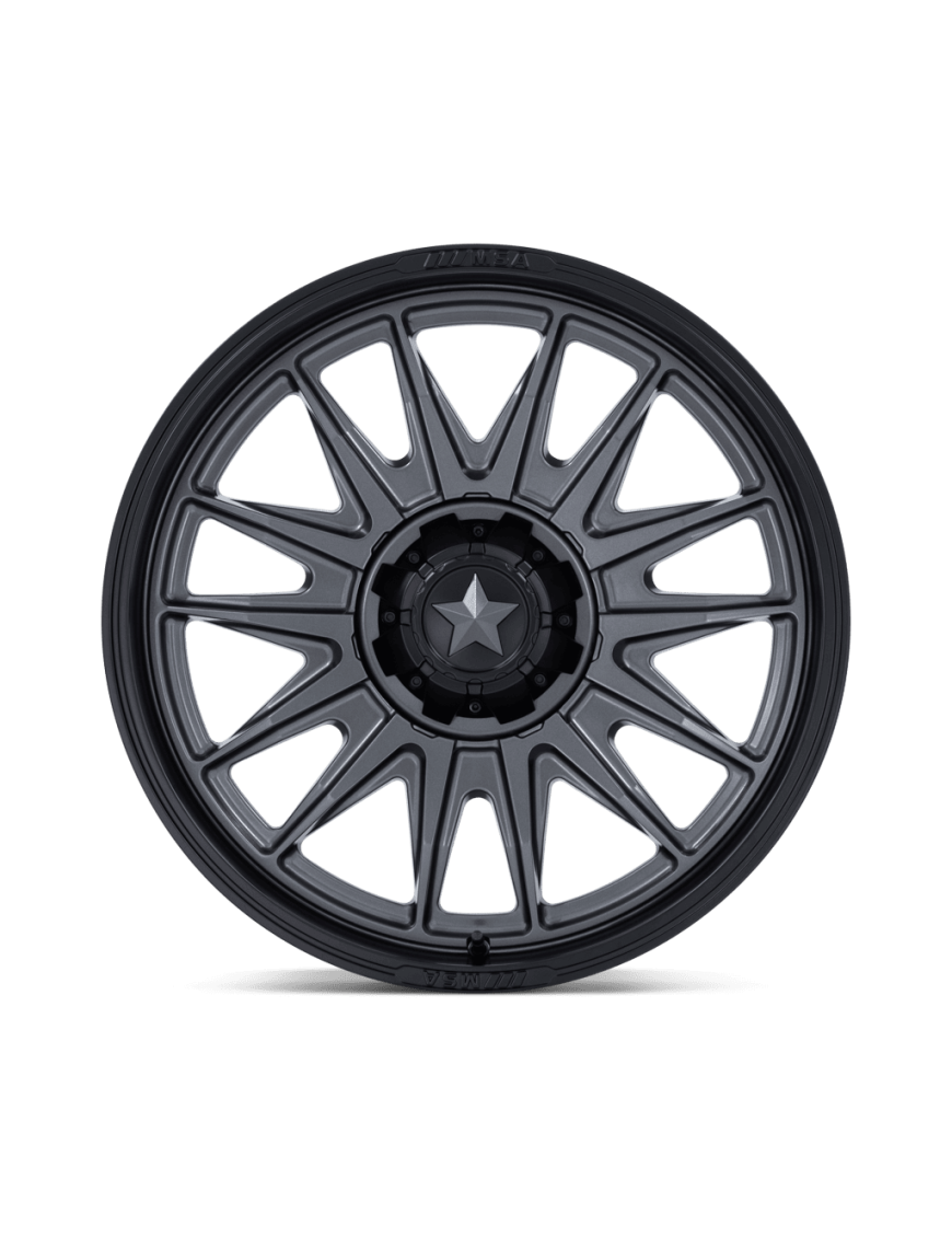 Felga aluminiowa M55 COMMANDER UTV Matte Gunmetal W/ Matte Black Lip MSA - ujęcie 3