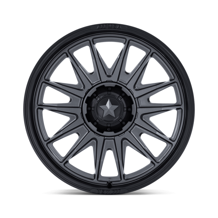Felga aluminiowa M55 COMMANDER UTV Matte Gunmetal W/ Matte Black Lip MSA - ujęcie 3