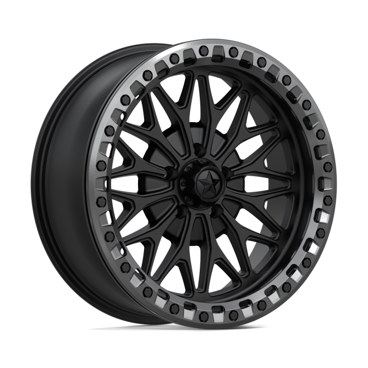 Felga aluminiowa MA53 BOLO UTV BEADLOCK Matte Black W/ Gloss Gunmetal Ring MSA