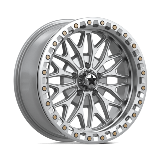 Felga aluminiowa MA53 BOLO UTV BEADLOCK Gloss Silver W/ Machined Face MSA