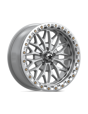 Felga aluminiowa MA53 BOLO UTV BEADLOCK Gloss Silver W/ Machined Face MSA