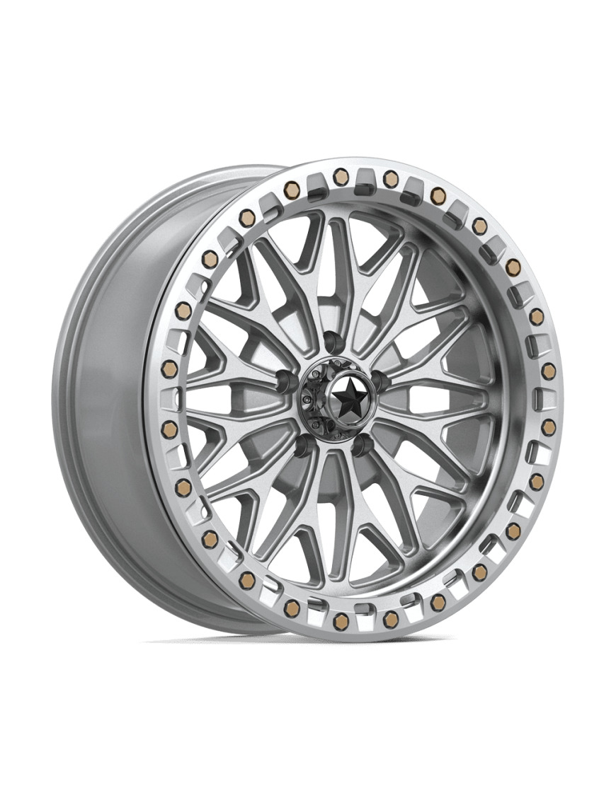 Felga aluminiowa MA53 BOLO UTV BEADLOCK Gloss Silver W/ Machined Face MSA