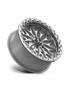 Felga aluminiowa MA53 BOLO UTV BEADLOCK Gloss Silver W/ Machined Face MSA - ujęcie 3