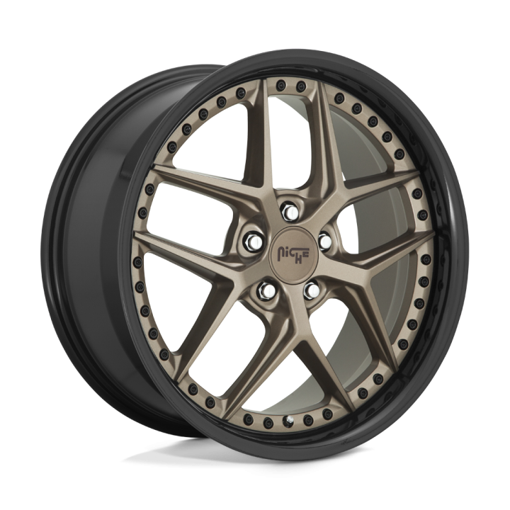 Felga aluminiowa VICE Matte Bronze Black Bead Ring Niche Road Wheels
