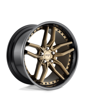 Felga aluminiowa M195 METHOS Matte Bronze Black Bead Ring NICHE ROAD WHEELS