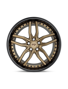 Felga aluminiowa M195 METHOS Matte Bronze Black Bead Ring NICHE ROAD WHEELS - ujęcie 3