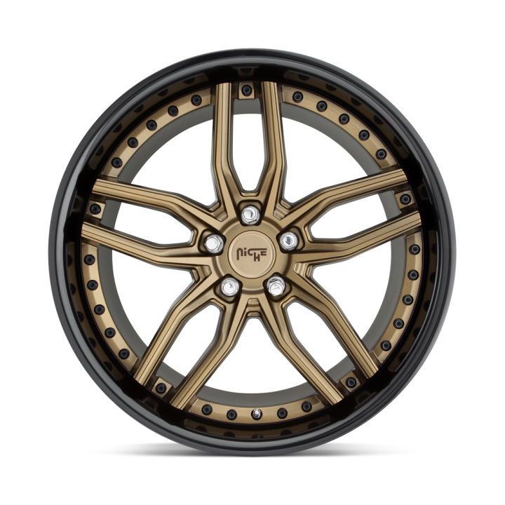 Felga aluminiowa M195 METHOS Matte Bronze Black Bead Ring NICHE ROAD WHEELS - ujęcie 3