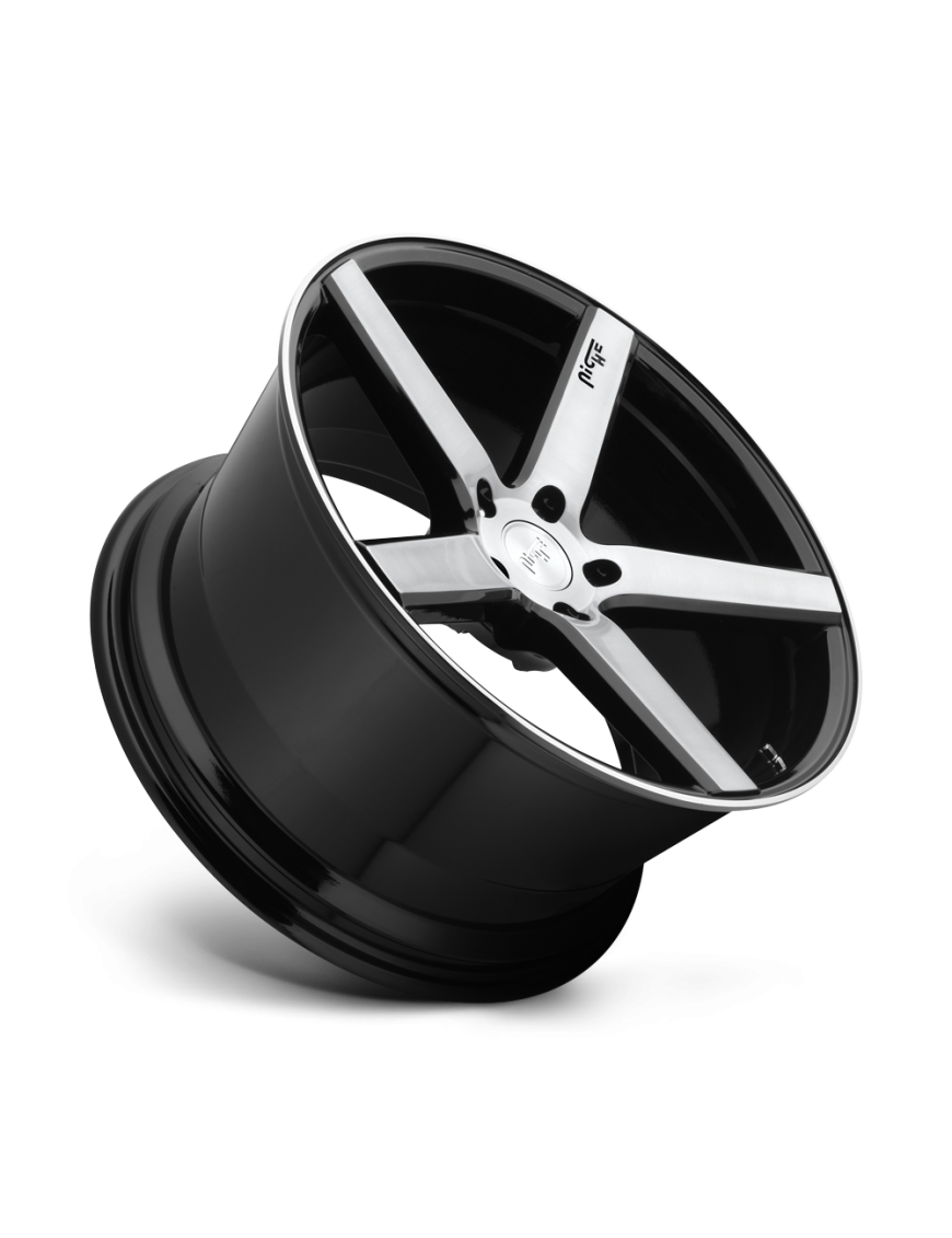 Felga aluminiowa M124 MILAN Gloss Black Brushed NICHE ROAD WHEELS - ujęcie 2
