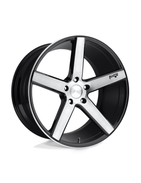 Felga aluminiowa M124 MILAN Gloss Black Brushed NICHE ROAD WHEELS