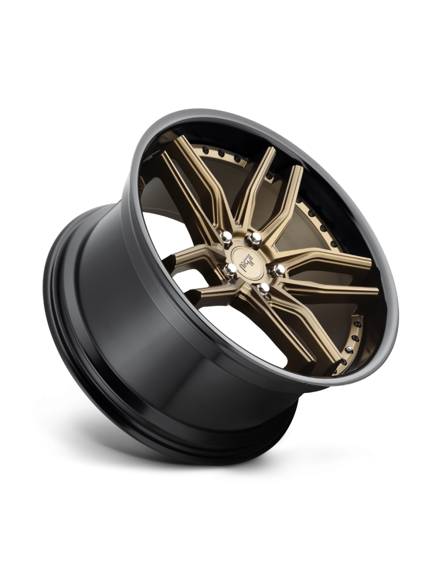 Felga aluminiowa M195 METHOS Matte Bronze Black Bead Ring NICHE ROAD WHEELS - ujęcie 2