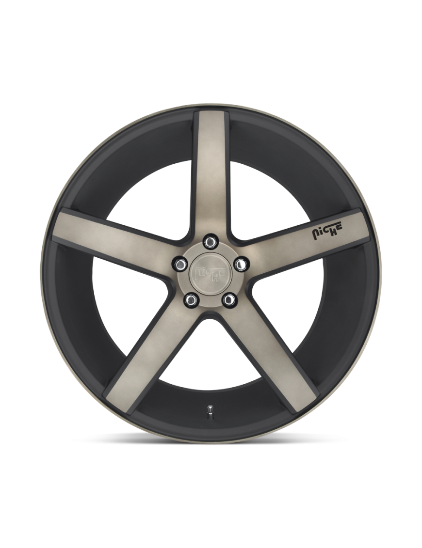 Felga aluminiowa M134 MILAN Matte Black Machined W/ Double Dark Tint NICHE ROAD WHEELS - ujęcie 3