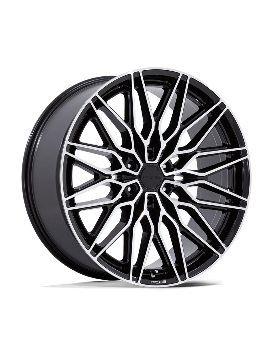 Felga aluminiowa NC278 CALABRIA 6 Gloss Black W/ Machined NICHE ROAD WHEELS