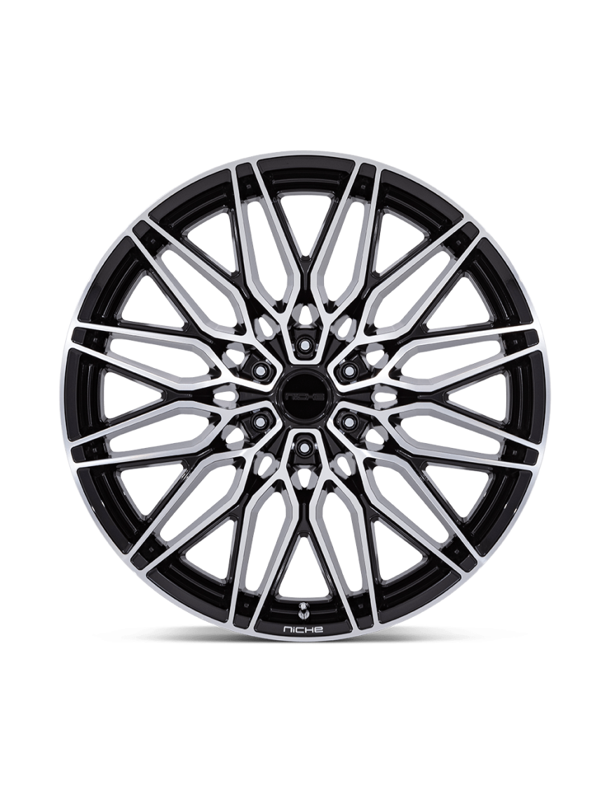 Felga aluminiowa NC278 CALABRIA 6 Gloss Black W/ Machined NICHE ROAD WHEELS - ujęcie 3