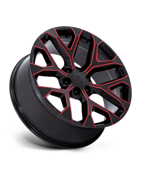Felga aluminiowa PR177 Gloss Black Red Milled PERFORMANCE REPLICAS