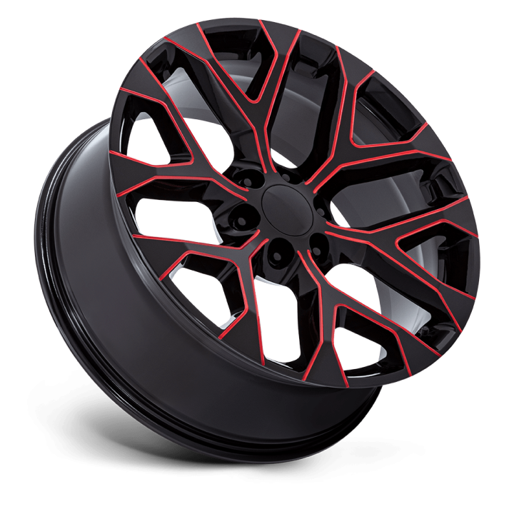 Felga aluminiowa PR177 Gloss Black Red Milled PERFORMANCE REPLICAS - ujęcie 2