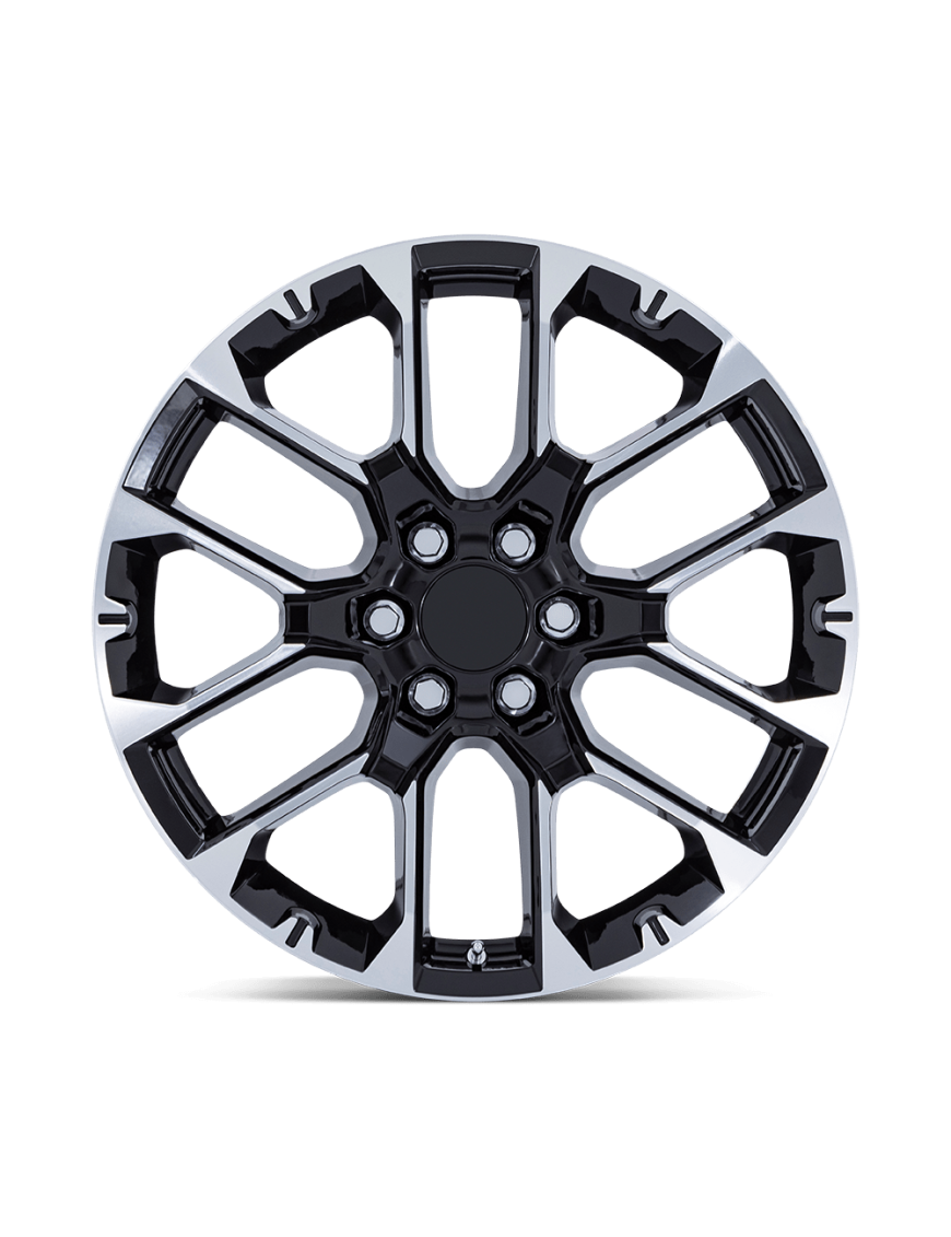 Felga aluminiowa PR224 Gloss Black W/ Machined Face PERFORMANCE REPLICAS - ujęcie 2