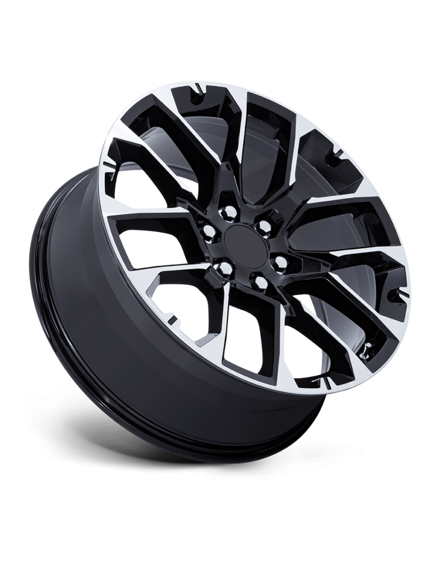 Felga aluminiowa PR224 Gloss Black W/ Machined Face PERFORMANCE REPLICAS - ujęcie 3