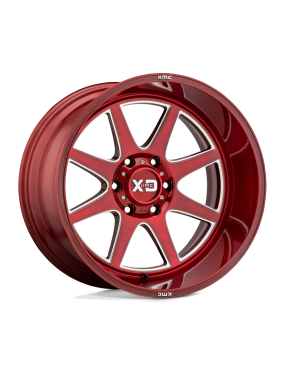 Felga aluminiowa XD844 PIKE Brushed Red W/ Milled Accents XD SERIES