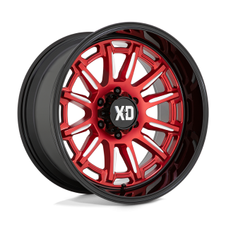 Felga aluminiowa  Candy Red Milled W/ Black Lip XD SERIES