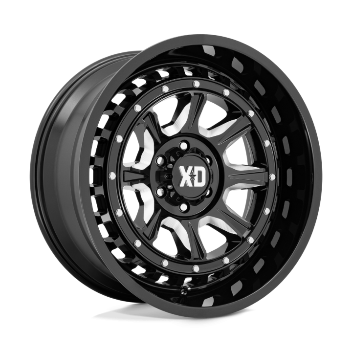 Felga aluminiowa XD866 OUTLANDER Gloss Black Milled XD SERIES