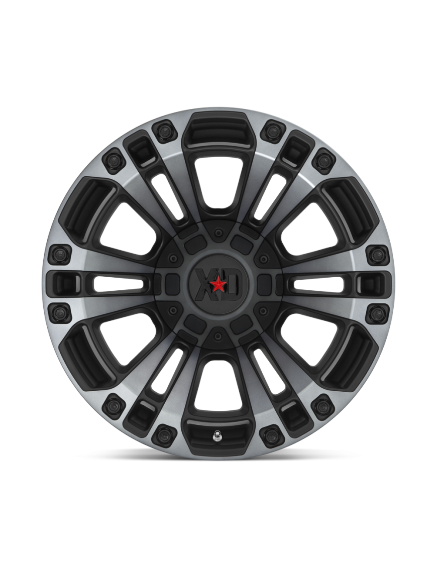 Felga aluminiowa XD851 MONSTER 3 Satin Black W/ Gray Tint XD SERIES - ujęcie 3