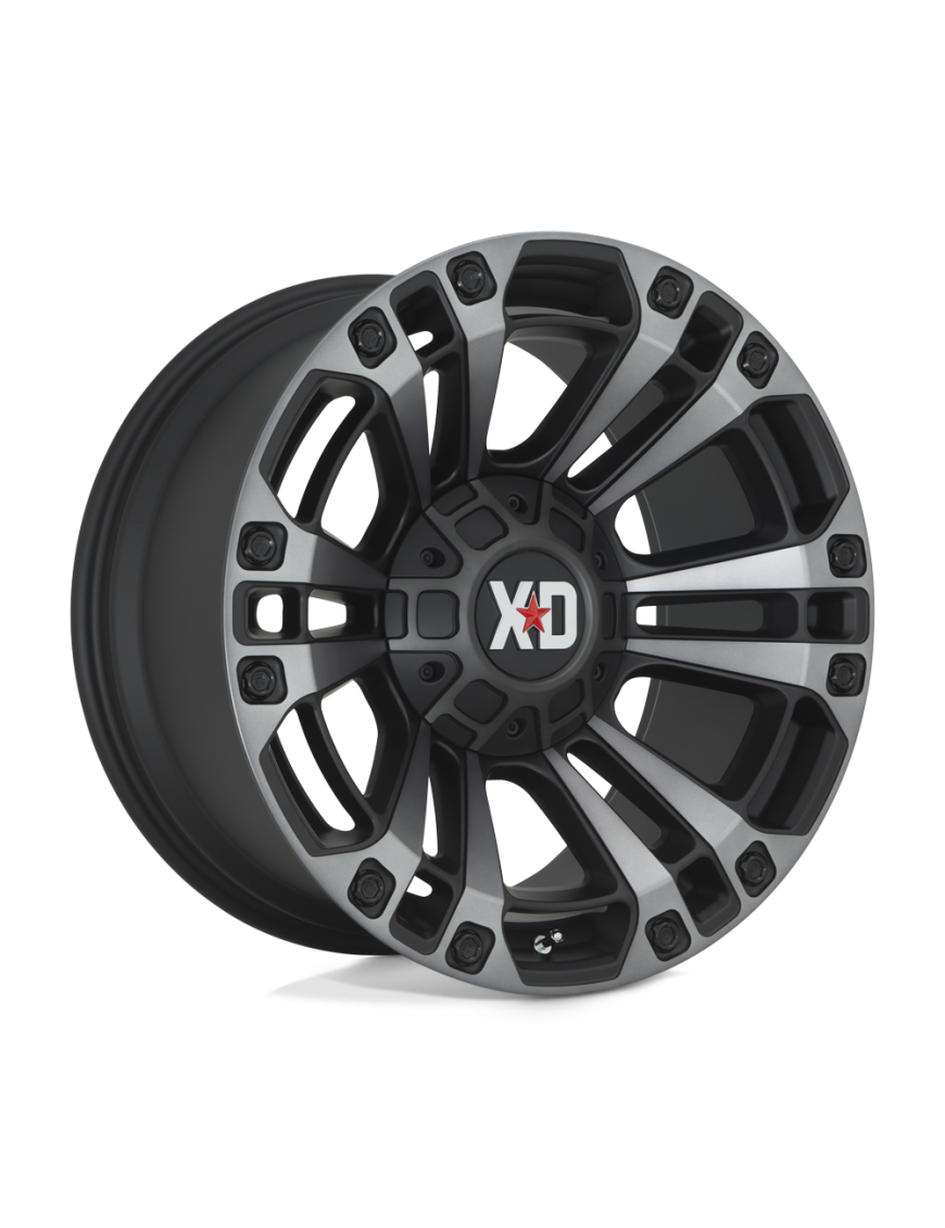 Felga aluminiowa XD851 MONSTER 3 Satin Black W/ Gray Tint XD SERIES - ujęcie 4