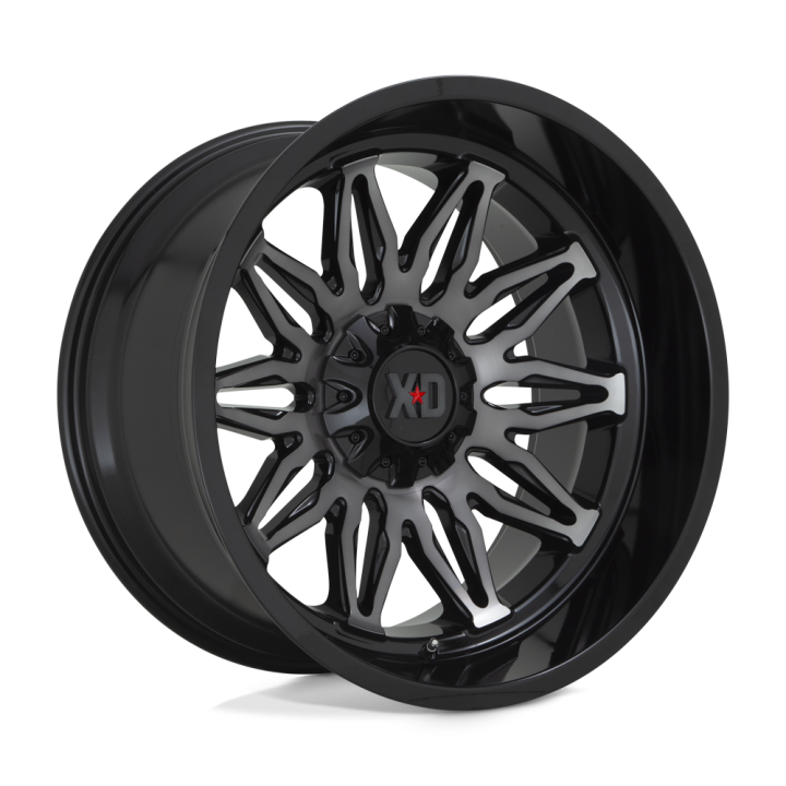 Felga aluminiowa XD859 GUNNER Gloss Black Machined W/ Gray Tint XD SERIES - ujęcie 3
