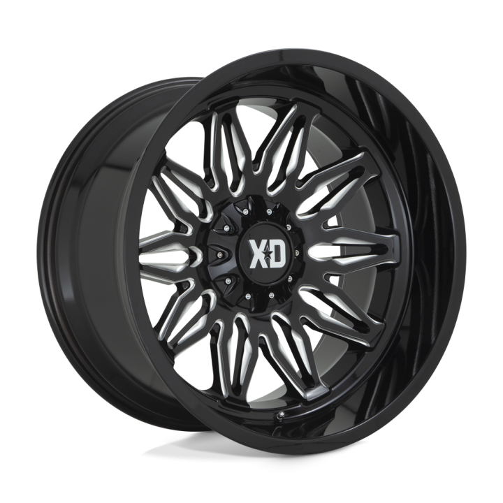 Felga aluminiowa XD859 GUNNER Gloss Black Milled XD SERIES