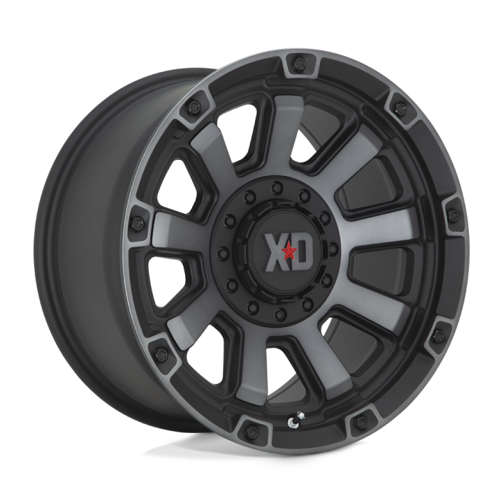 Felga aluminiowa XD852 GAUNTLET Satin Black W/ Gray Tint XD SERIES - ujęcie 4