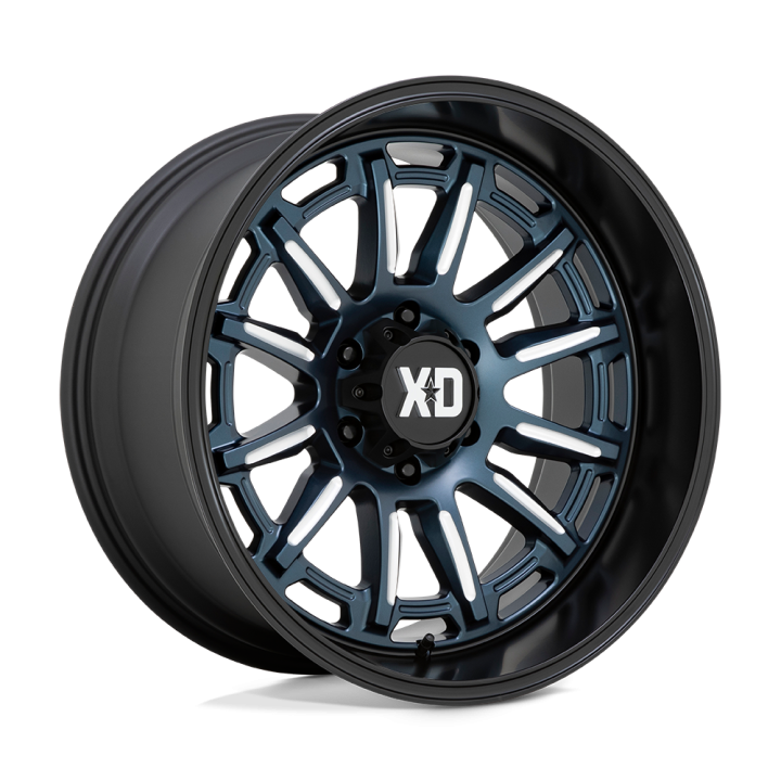 Felga aluminiowa XD865 PHOENIX Metallic Blue Milled W/ Black Lip XD SERIES