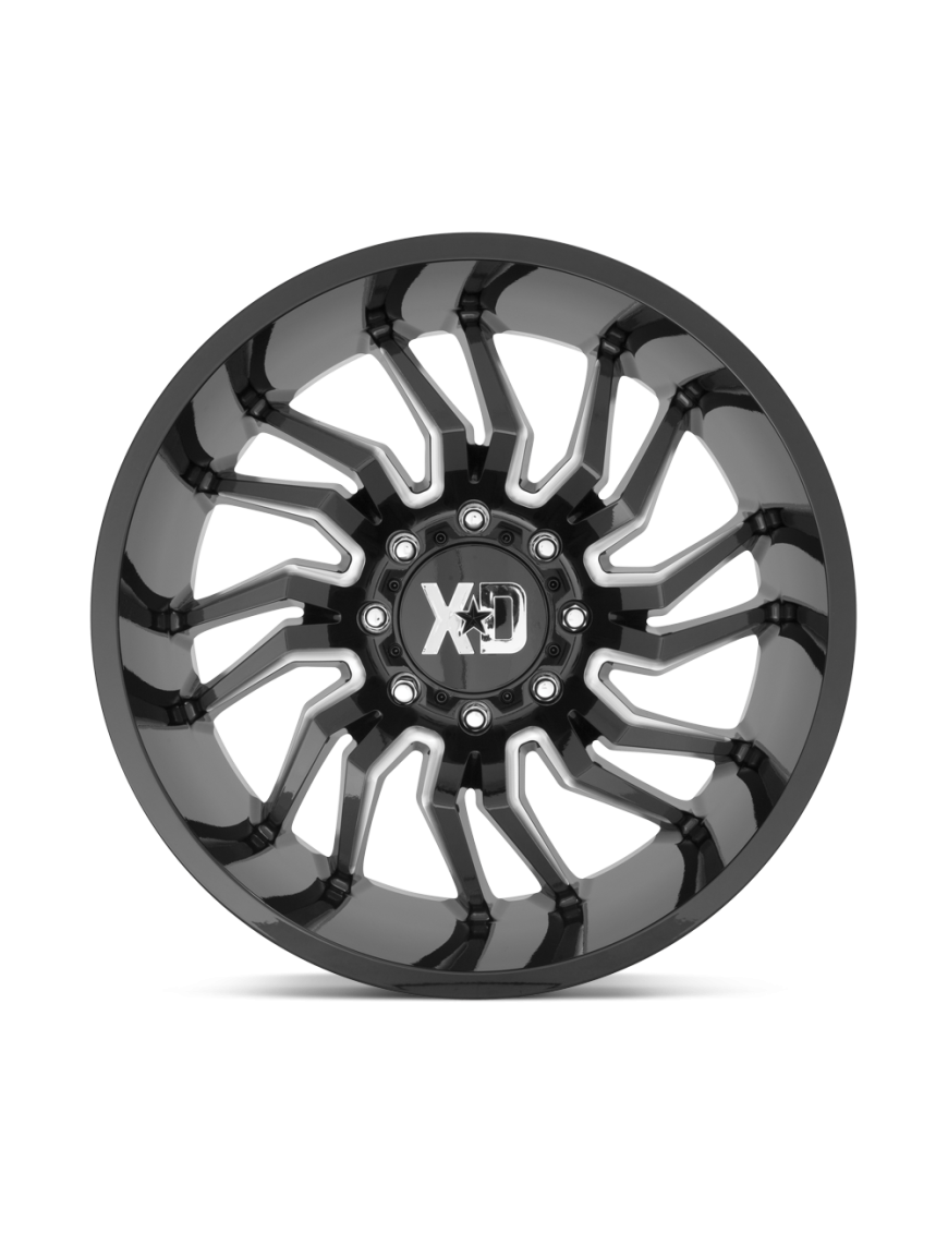 Felga aluminiowa XD858 TENSION Gloss Black Milled XD SERIES - ujęcie 3