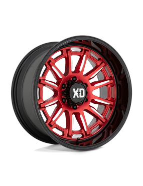 Felga aluminiowa XD865 PHOENIX Candy Red Milled W/ Black Lip XD SERIES