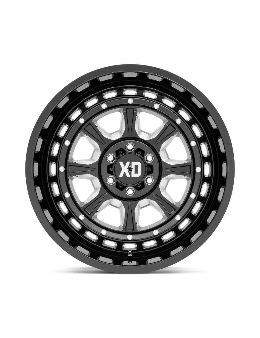 Felga aluminiowa XD866 OUTLANDER Gloss Black Milled XD SERIES - ujęcie 3