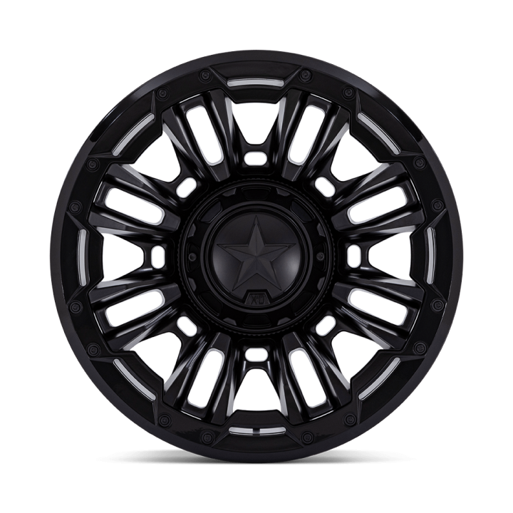 Felga aluminiowa XD870 BOMBER Matte Black W/ Gloss Black Ring XD SERIES - ujęcie 2