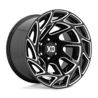 Felga aluminiowa XD860 ONSLAUGHT Gloss Black Milled XD SERIES
