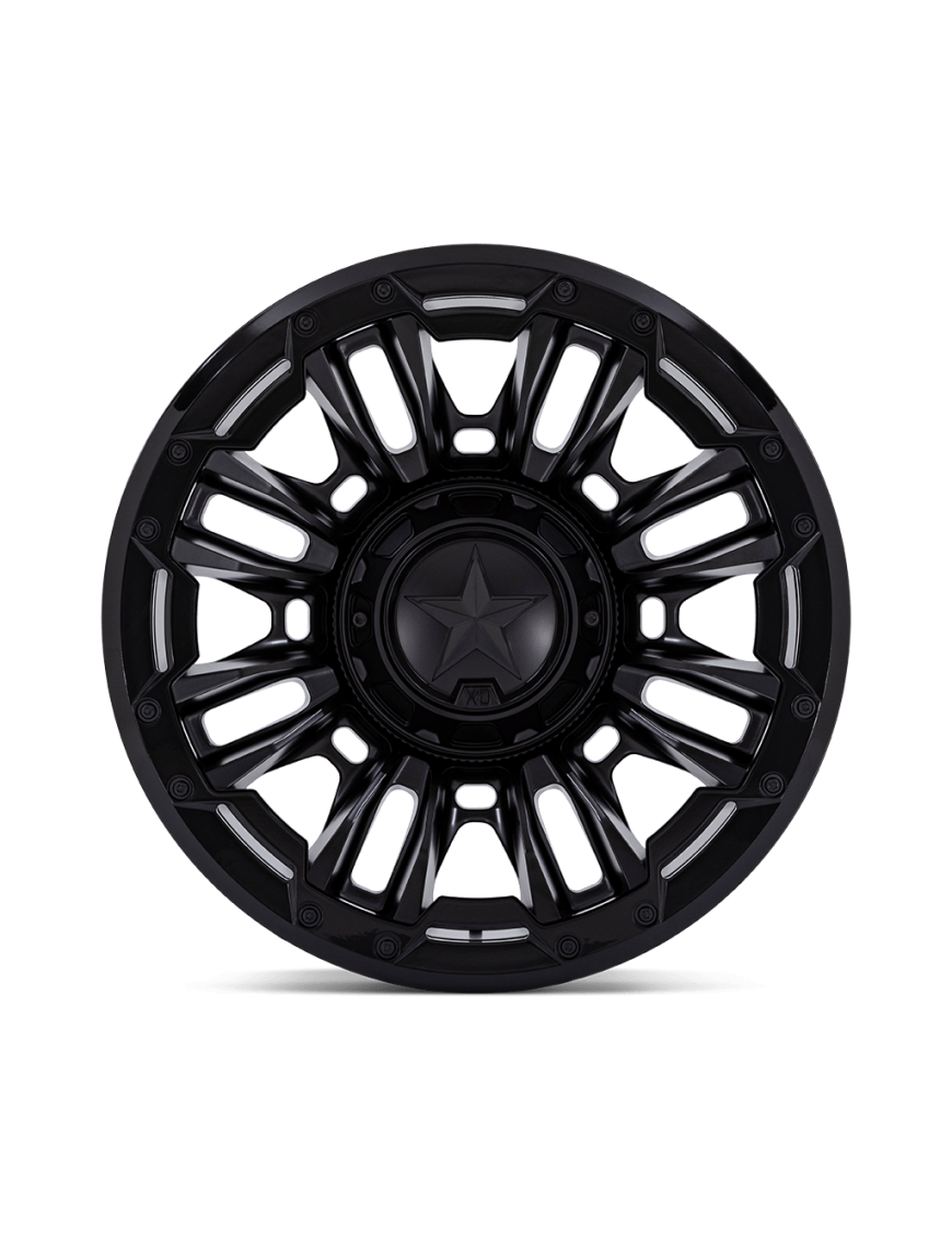 Felga aluminiowa XD870 BOMBER Matte Black W/ Gloss Black Ring XD SERIES