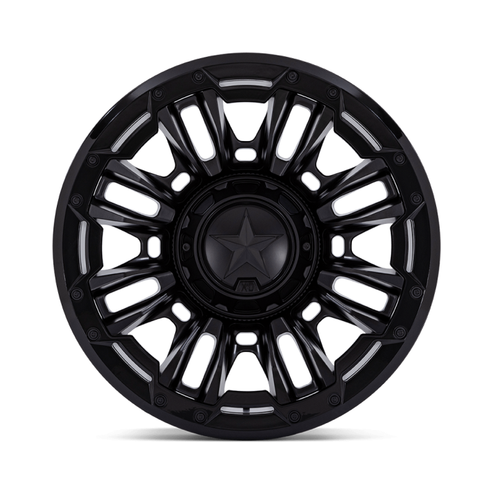 Felga aluminiowa XD870 BOMBER Matte Black W/ Gloss Black Ring XD SERIES - ujęcie 2
