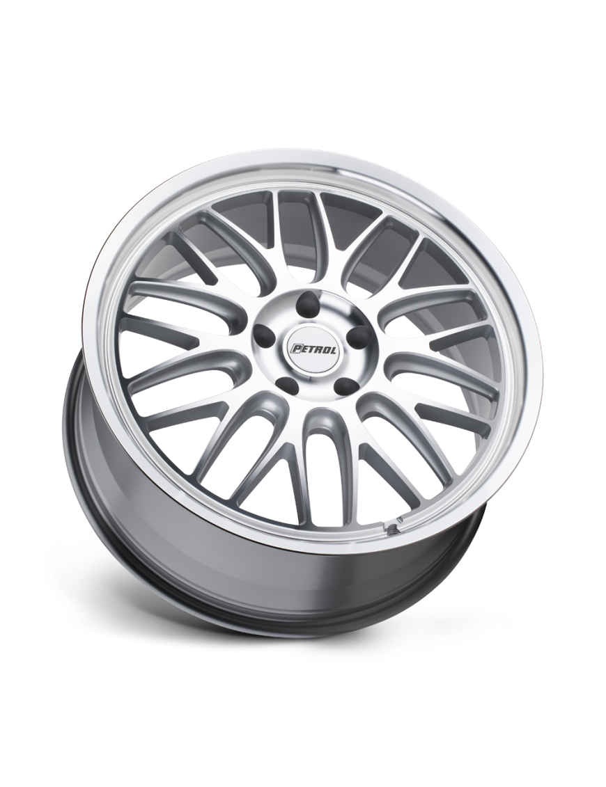 Felga aluminiowa P4C Silver W/ Machined Face & Lip PETROL - ujęcie 3