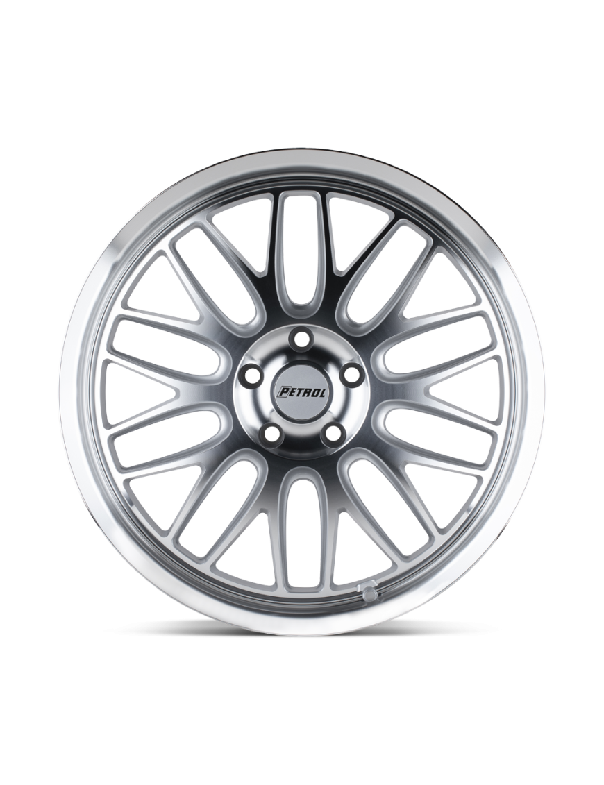 Felga aluminiowa P4C Silver W/ Machined Face & Lip PETROL - ujęcie 2