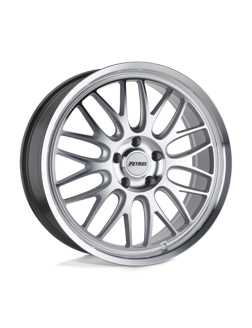 Felga aluminiowa P4C Silver W/ Machined Face & Lip PETROL
