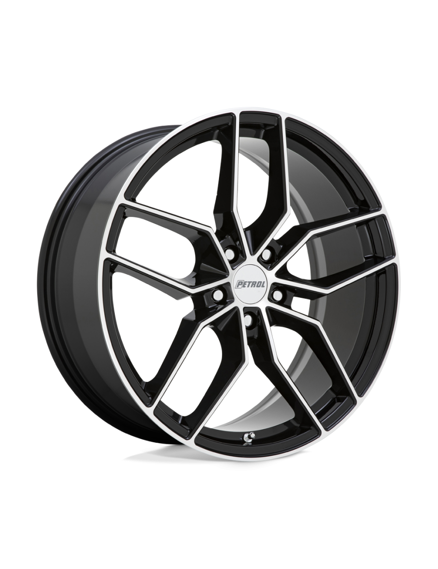 Felga aluminiowa P5C Gloss Black W/ Machined Face PETROL
