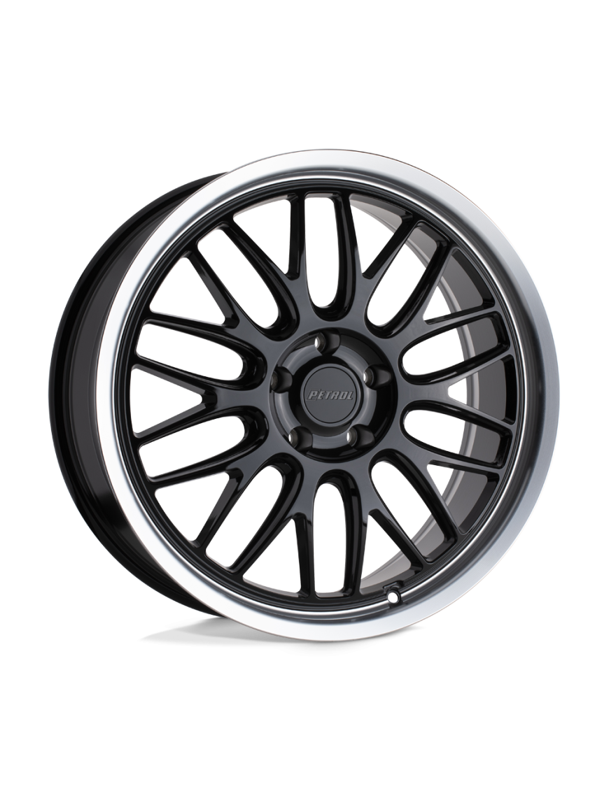 Felga aluminiowa P4C Gloss Black W/ Machined Cut Lip PETROL